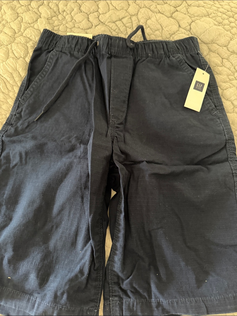 NWT GAP Factory Boys Navy Drawstring Shorts